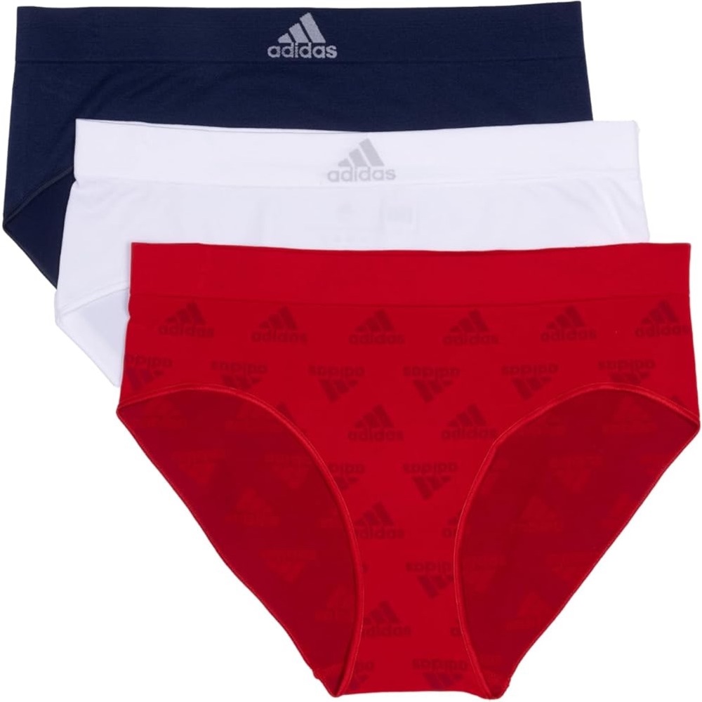 ADIDAS women’s Seamless Hipster Underwear 3 Pack